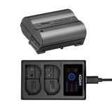 Nikon EN-EL15c Rechargeable Li-ion Battery with USB-C Charger for Nikon EN-EL15 Battery Bundle