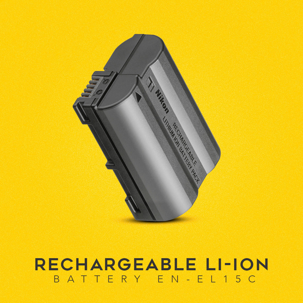 Nikon EN-EL15c Rechargeable Li-ion Battery with USB-C Charger for Nikon EN-EL15 Battery Bundle