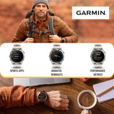 Garmin D2 Mach 1 Aviator Oxford Brown Leather Band Smartwatch with Charger Stand and Cable Bundle
