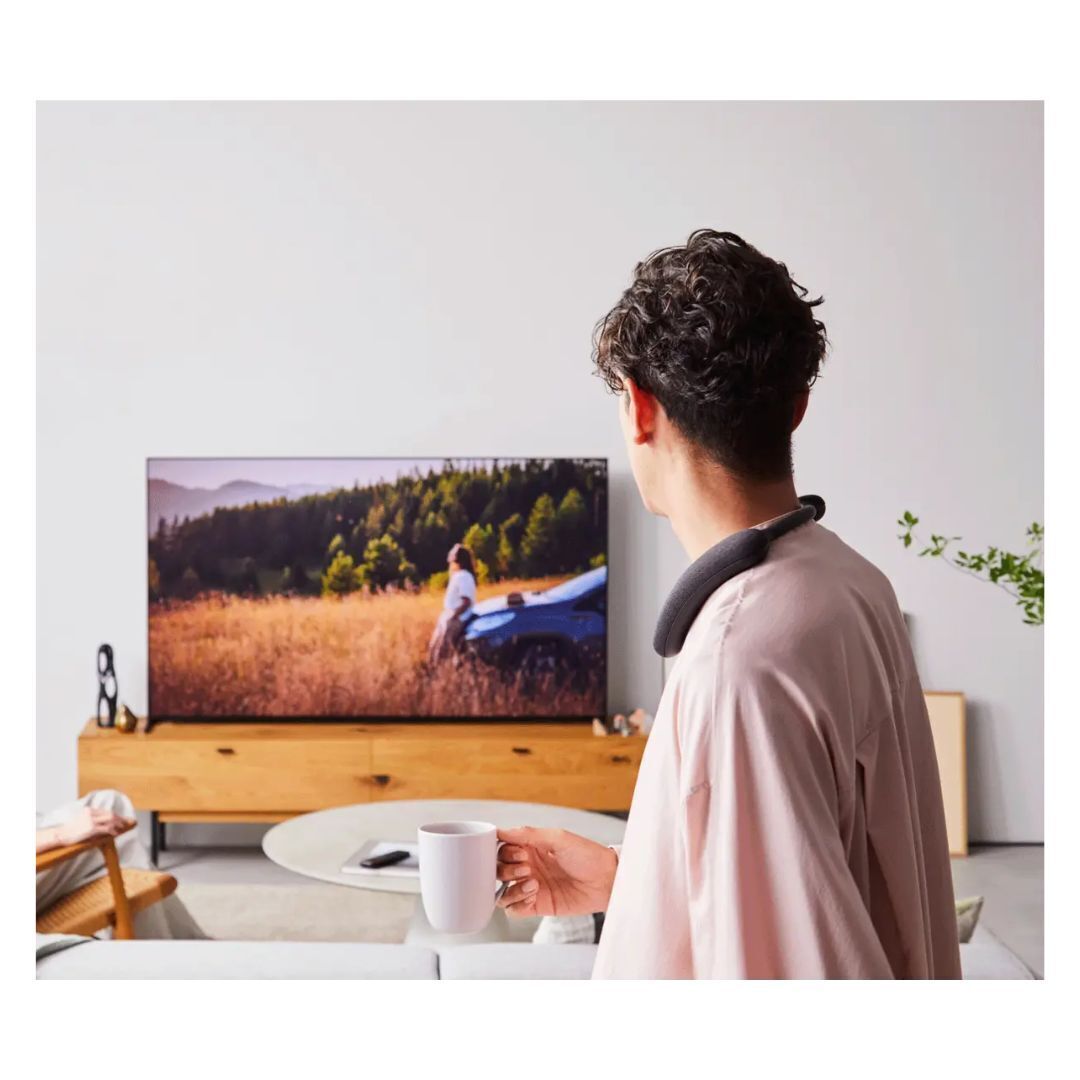 Sony Bravia Theater U Wearable TV Speaker with 360 Spatial Sound Personalizer Technology (Black)