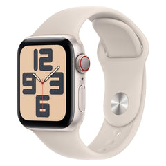 Apple Watch SE (2nd Gen) GPS + Cellular 40mm Starlight Aluminum Case with Starlight Band (Certified Refurbished)