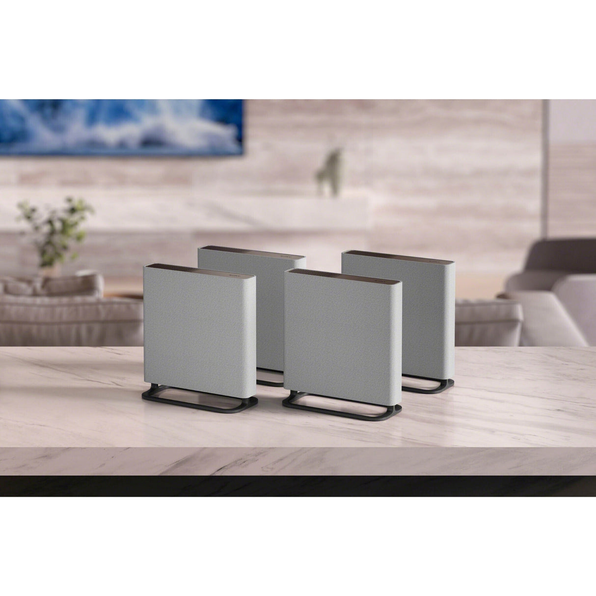 Sony BRAVIA Theater Quad Home Theater Surround Sound System with 4 Wireless Speakers (Gray) Bundle