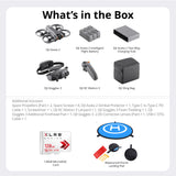 DJI Avata 2 Drone Fly More Combo (Three Batteries) with 128GB MicroSD Card and Landing Pad