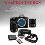 Panasonic Lumix S5II Hybrid Full Frame Mirrorless Camera Body with 85mm f/1.8 Mirrorless Lens Bundle