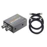 Blackmagic Design Micro Converter SDI to HDMI 3G and Cable with 6-Feet Coaxial Cable (2-Pack) Bundle