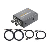 Blackmagic Design Micro Converter SDI to HDMI 3G with USB-C 40 GBPS 2.5-Feet Cable Bundle