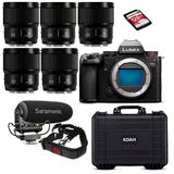 Panasonic Lumix Full Frame Camera with Lumix S5II and S5IIX Firmware Update with Lens Bundle
