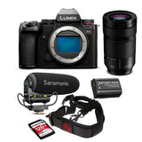 Panasonic LUMIX S5II Hybrid Full Frame Mirrorless Camera Body and Panasonic L Mount Lens Bundle