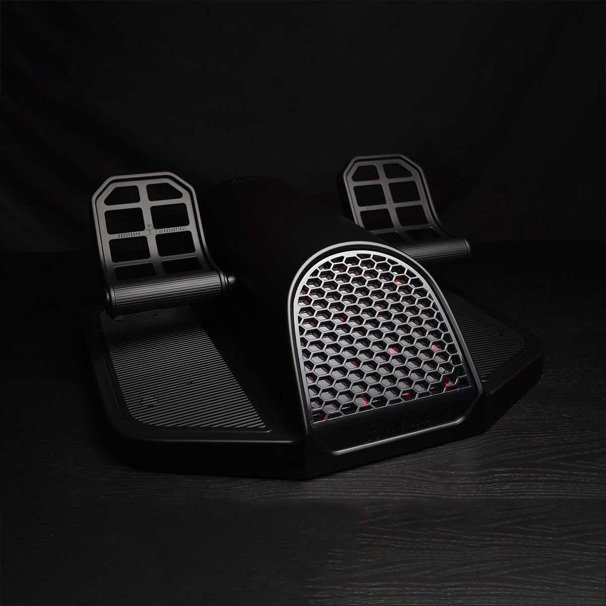 Honeycomb Aeronautical Charlie Rudder Pedals with Adjustable Tension Knob and Aluminum Construction