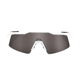 100% Speedcraft SL Sunglasses Matte White HiPER Silver Lens (Open Box)