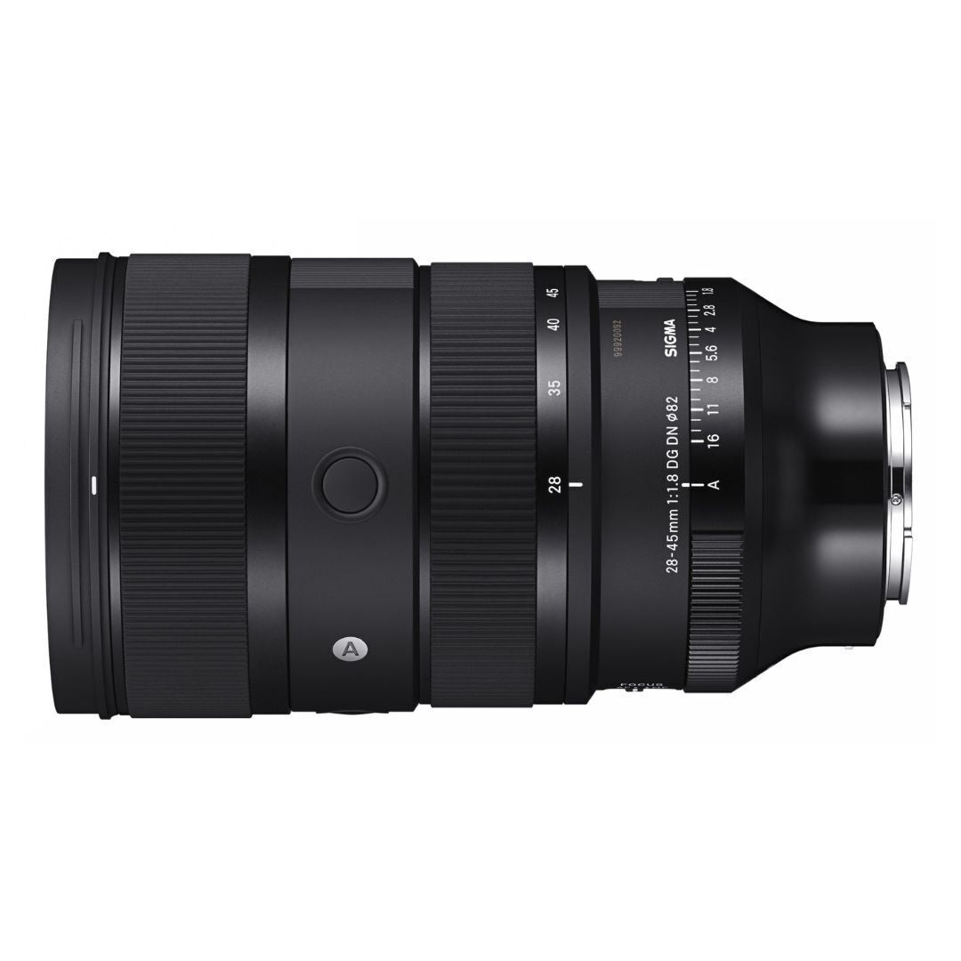 SIGMA 28-45mm F1.8 Maximum Aperture DG DN Art Lens with Internal Zoom (Sony E Mount)