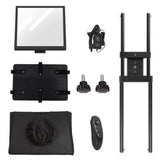 GVM Teleprompter for Tablets and Smartphones with IPad Bracket, Bluetooth Remote and App
