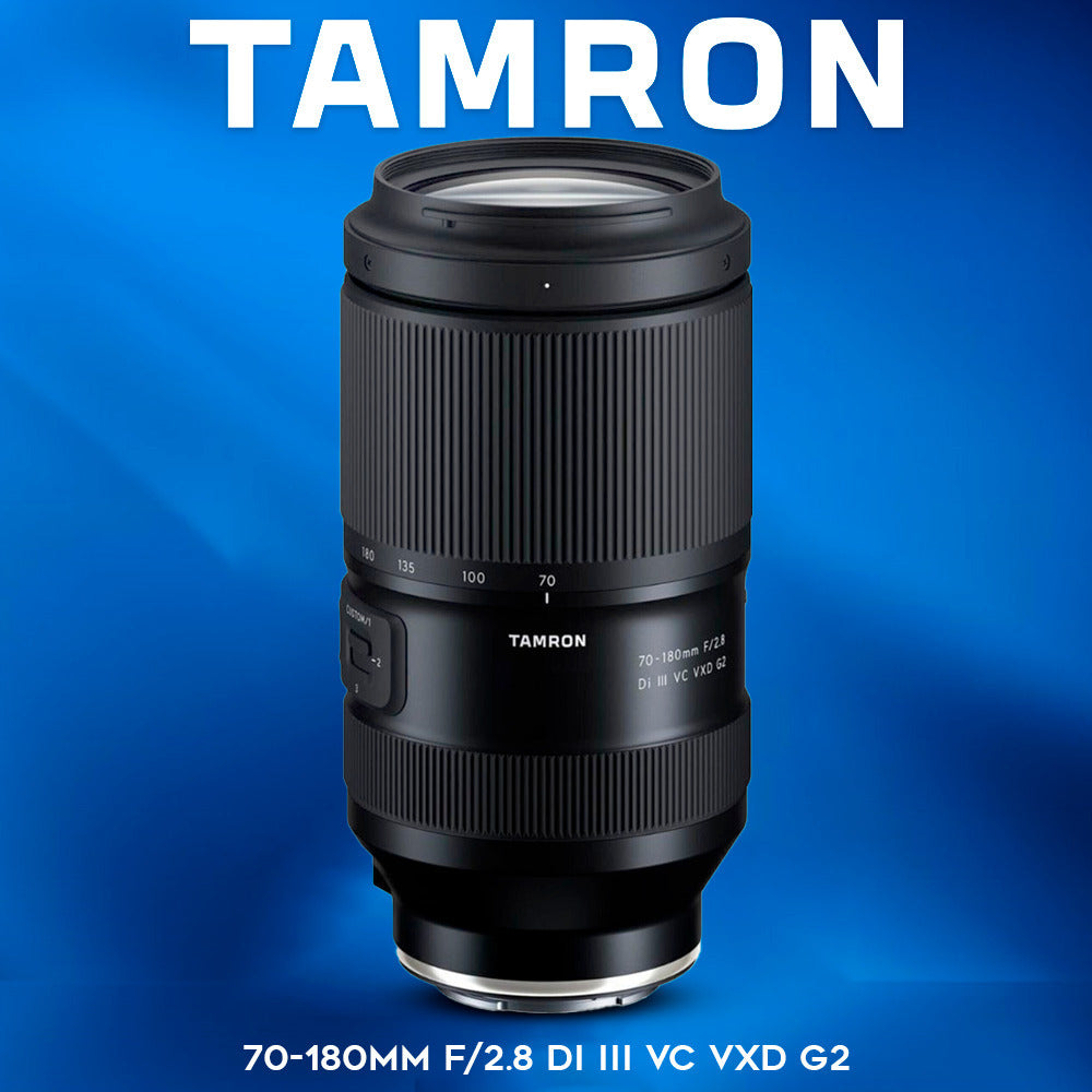 Tamron 70-180mm F/2.8 Di III VC VXD G2 for Sony E-Mount with Lens Mug, Case and Accessory Bundle