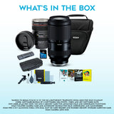 Tamron 70-180mm F/2.8 Di III VC VXD G2 for Sony E-Mount with Lens Mug, Case and Accessory Bundle