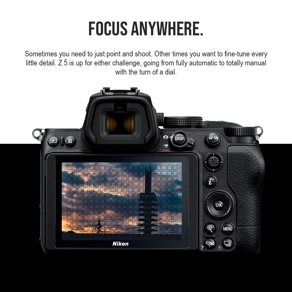 Nikon Z 5 FX-format Mirrorless Camera Body with Nikon NIKKOR Z 24-70mm f/4 S Lens Bundle