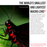 Panasonic Lumix S-E100 Full Frame 100mm F2.8 Macro Lens for Lumix S Series Cameras Bundle