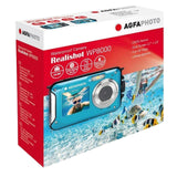 AGFAPhoto WP8000 24MP Waterproof Digital Camera with 3x Optical Zoom and Full-Frame Sensor (Blue)