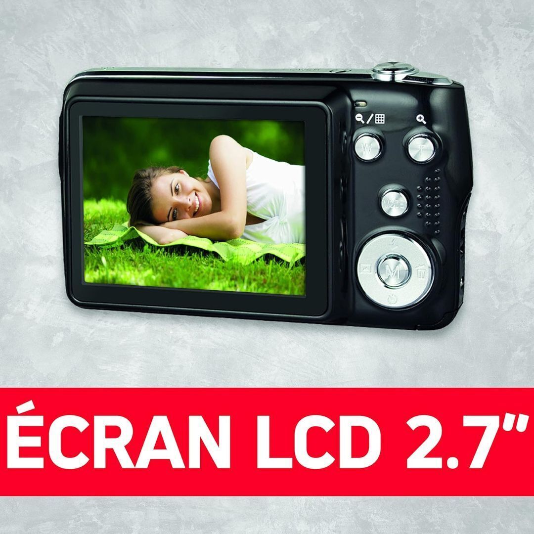 AGFAPhoto DC8200 18MP Compact Digital Camera with 8x Optical Zoom and 32GB Memory (Black)