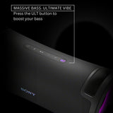 Sony ULT FIELD 7 SRSULT70 Wireless Portable X-Balanced Bluetooth Speaker (Stereo Pair, Black) Bundle