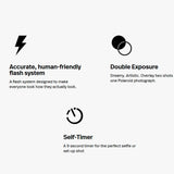 Polaroid NOW R Gen 2 Camera (Basquiat Edition) with Focus Camera Polaroid Film Kit Bundle