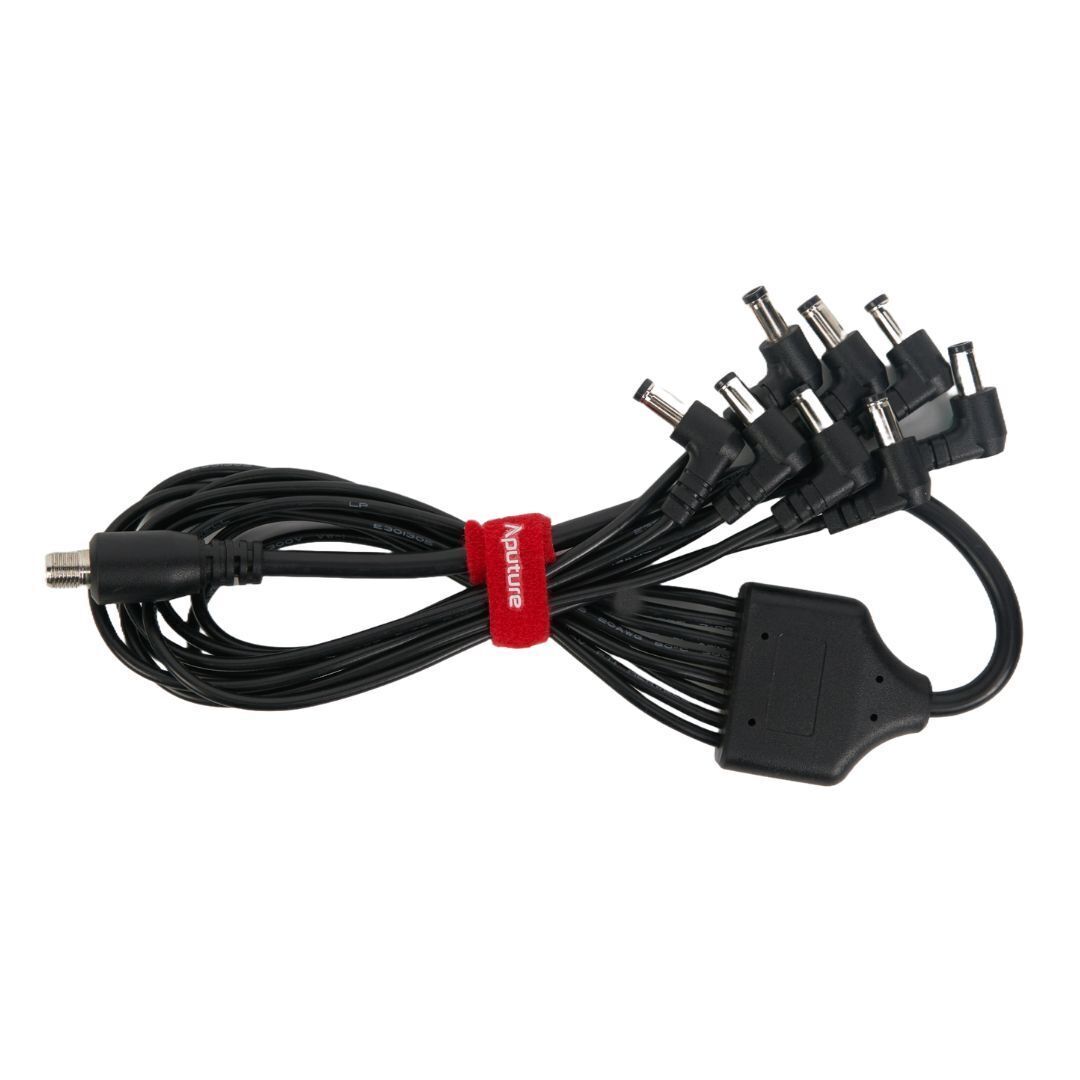 Aputure INFINIBAR 5.5mm DC 8-Way Splitter Cable with 5.5mm DC Barrel Connector