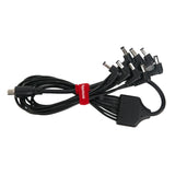 Aputure INFINIBAR 5.5mm DC 8-Way Splitter Cable with 5.5mm DC Barrel Connector