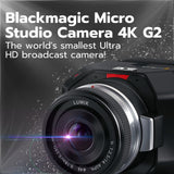 Blackmagic Design Micro Studio Camera 4K G2 with Lens and Battery for Canon EOS 5D Mark II Bundle