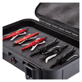 Nanuk 225 Waterproof Hard Case with Durable ABS Shell, Dustproof Seal, and Secure Latches (Black)