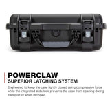 Nanuk 925 Case for DJI Avata 2 Fly More Combo with Lightweight Body and PowerClaw Latching (Black)