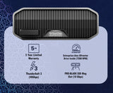 SanDisk Professional 6TB G-Drive Project Thunderbolt 3 External Hard Disk with 10Gbps USB (Black)