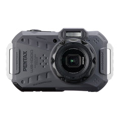 Pentax WG-1000 All-Weather Compact Camera with 4x Optical Zoom and 20 Color Modes (Gray)