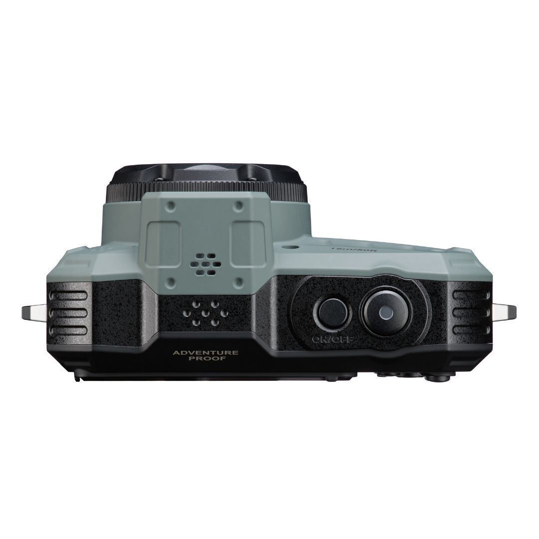 Pentax WG-1000 All-Weather Compact Camera with 4x Optical Zoom and 20 Color Modes (Olive)