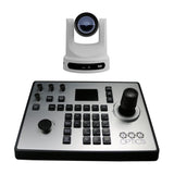 PTZOptics Move SE 30x 1080p Full HD Advanced PTZ Auto-Tracking Pan Tilt Zoom Camera (White) Bundle