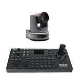 PTZOptics Move SE 30x 1080p Full HD Advanced PTZ Auto-Tracking Pan Tilt Zoom Camera (Gray) Bundle