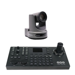 PTZOptics Move SE 30x 1080p Full HD Advanced PTZ Auto-Tracking Pan Tilt Zoom Camera (Gray) Bundle