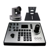 PTZOptics Move SE 30x 1080p Full HD Advanced PTZ Auto-Tracking Pan Tilt Zoom Camera (Gray) Bundle