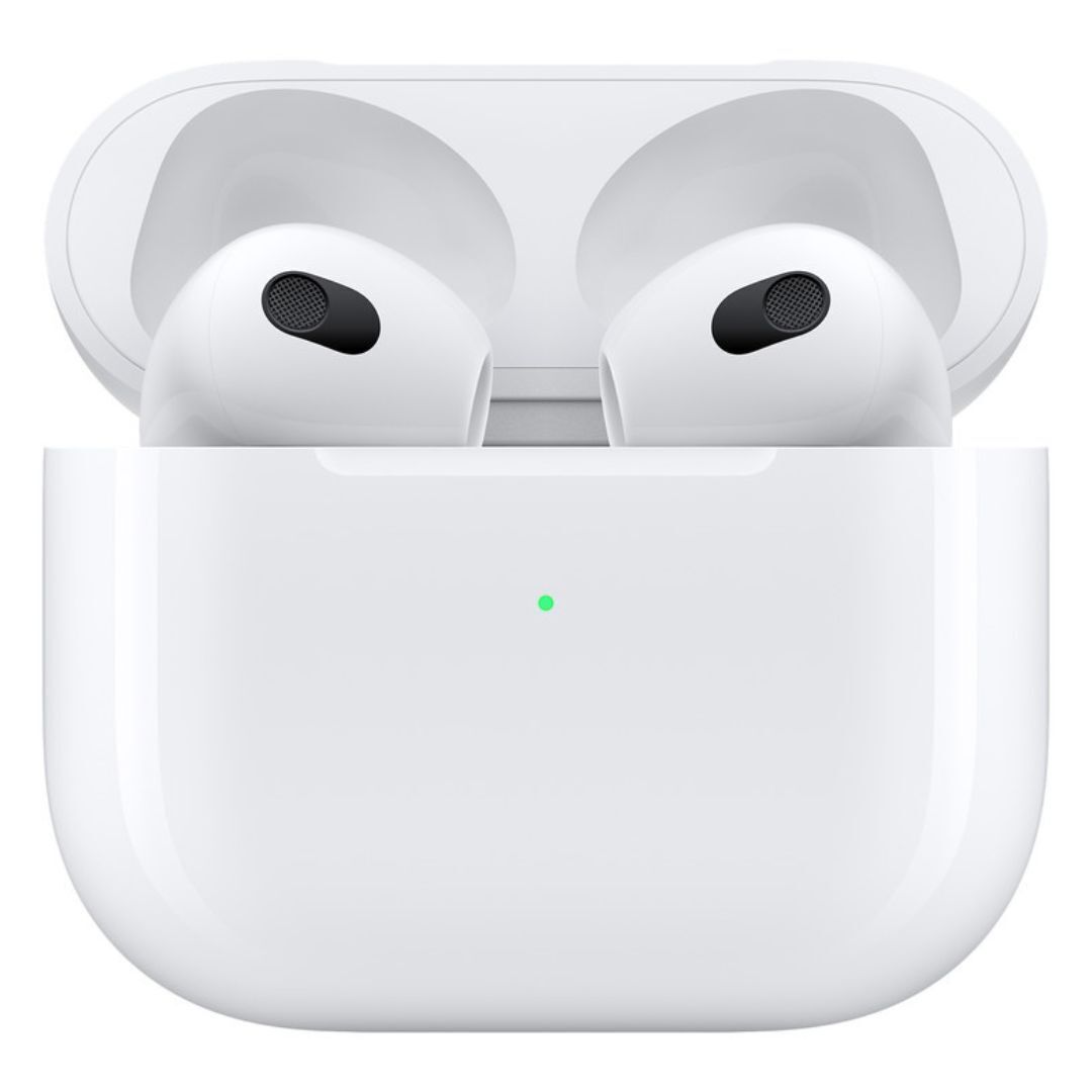 Apple AirPods (3rd Generation) with Lightning Charging Case, Water-Resistant (Refurbished)