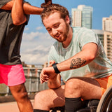 Fitbit Versa 4 Thin Lightweight Aluminum Fitness Smartwatch with Color Touchscreen (Black Graphite)