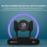 BZBGear 1080P 20x Zoom NDI 1TB PTZ Auto-Tracking and Live Streaming Camera (Black) Bundle