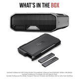 SanDisk Professional 6TB G-Drive Project Thunderbolt 3 External Hard Drive Bundle