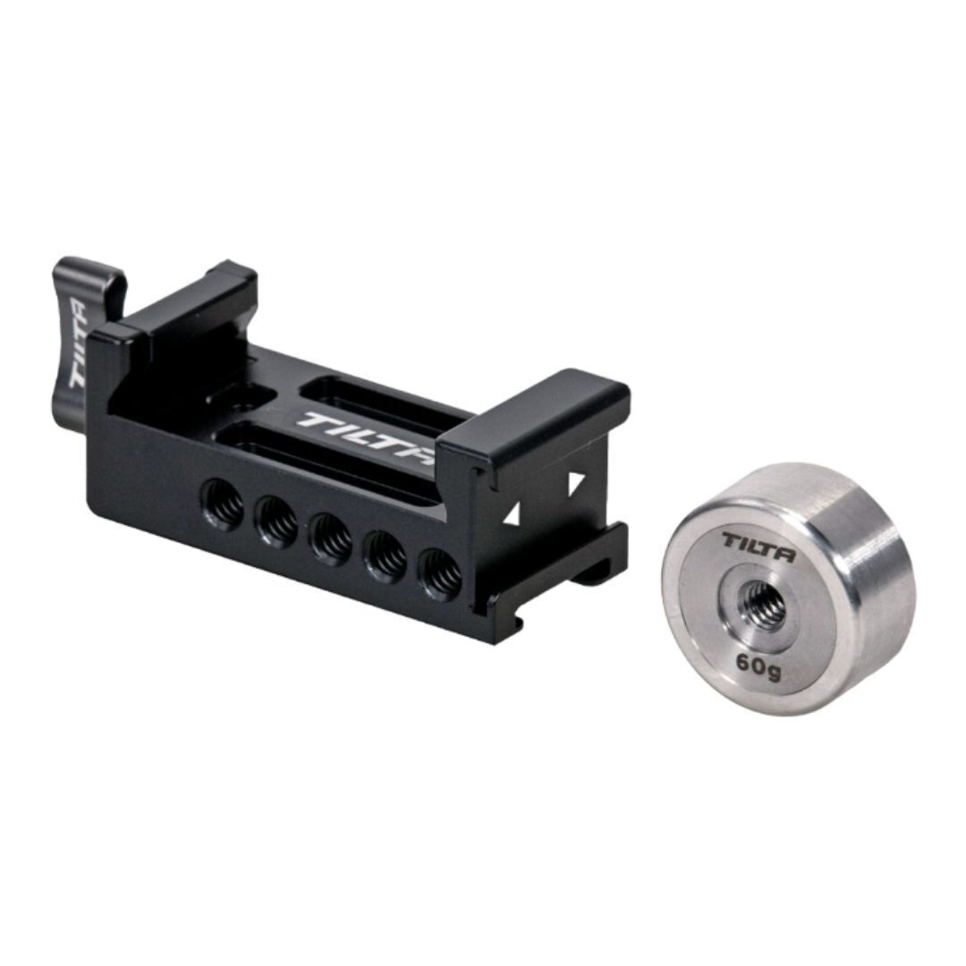 Tilta Quick Release Baseplate Counterweight Adapter with Aluminum Alloy Construction (Black)