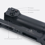 Tilta Lightweight Rear Operating Control Handle with Single Arm Mount for DJI RS 4 Pro (Black)