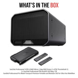SanDisk Professional 16TB G-RAID Mirror Full Workflow with 2 x Pro-Blade SSD Mags (1TB Each) Bundle