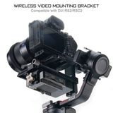 Tilta Wireless Video Mounting Bracket for DJI RS2, RSC2, RS3, RS3 Pro, RS4, and RS4 Pro (Black)