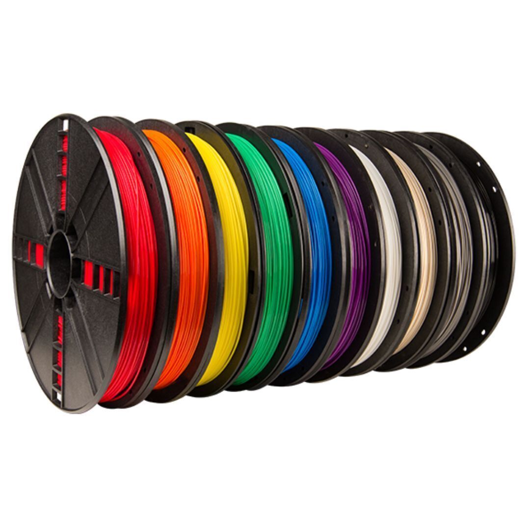 MakerBot MP06572 Large PLA Filament Spool for Replicator Plus 3D Printers (Assorted Colors, 10-Pack)
