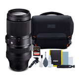 Sigma 100-400mm f/5-6.3 DG DN OS Contemporary Lens for L Mount with Street Camera Gadget Bag Bundle