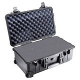 Pelican 1510 Protector Carry-On Case with Foam and Automatic Pressure Equalization Valve (Black)