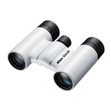 Nikon 16734B Aculon T02 8x21 Binoculars with Turn-and-Slide Rubber Eyecups (White, Refurbished)