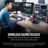 Blackmagic Design UltraStudio 4K Mini Recorder with Power Cord (Black) and Read Memory Card Bundle