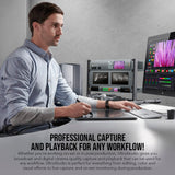 Blackmagic Design UltraStudio 4K Mini Recorder with Power Cord (Black) and Read Memory Card Bundle